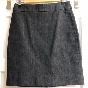 Jcrew denim pencil skirt size 0
